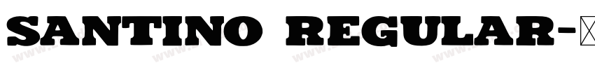 Santino Regular字体转换